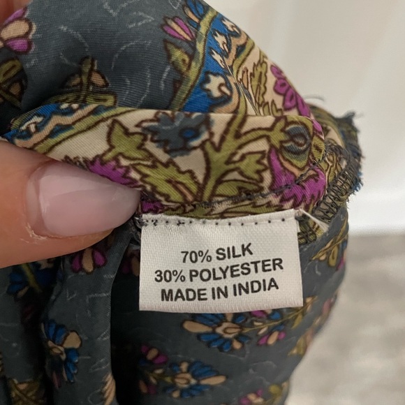 NWT Perry Walker Collective Varina Silk Blend Top - Picture 5 of 5